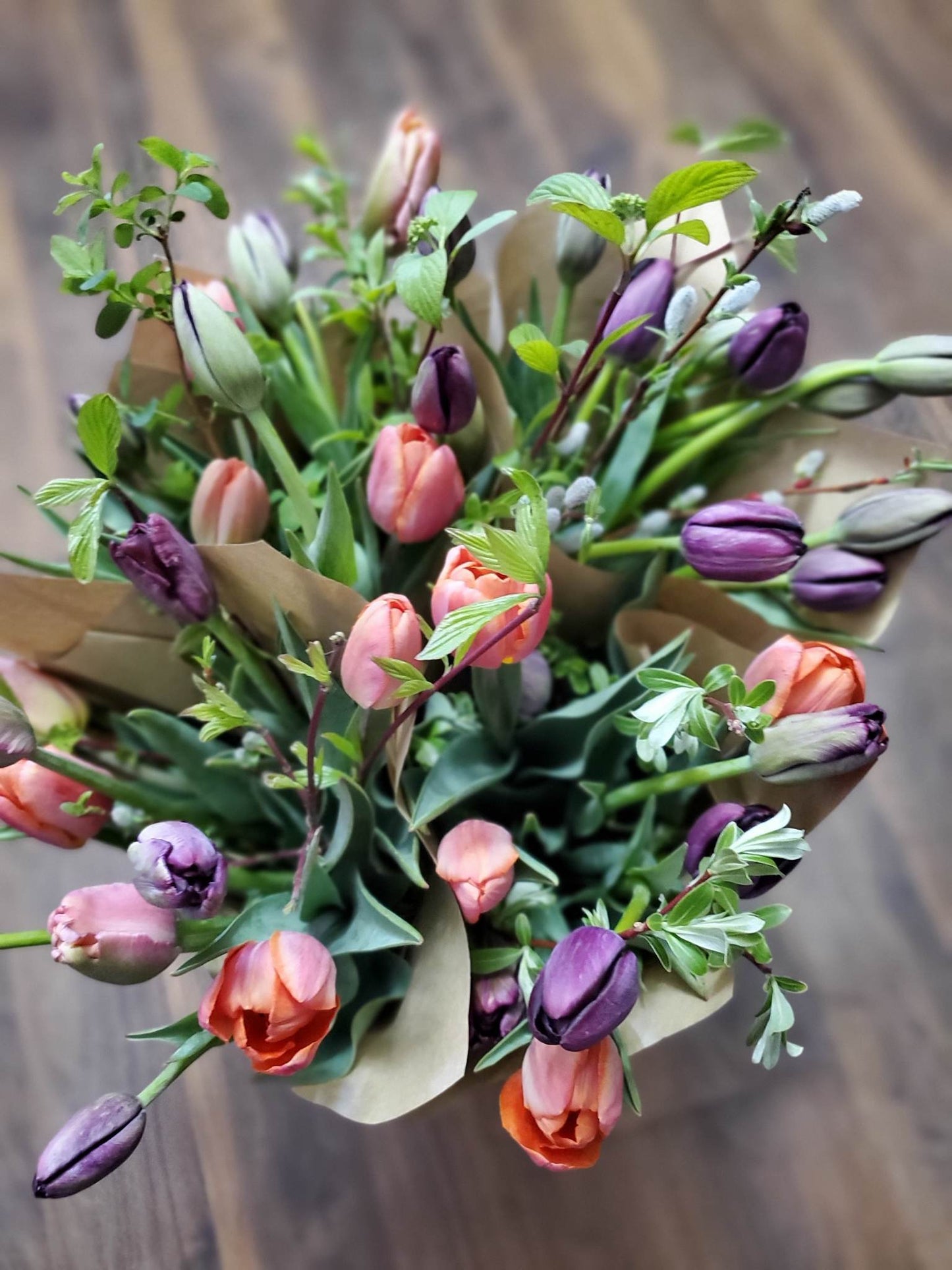 SPARWOOD: 4 SPRING - FALL BOUQUETS