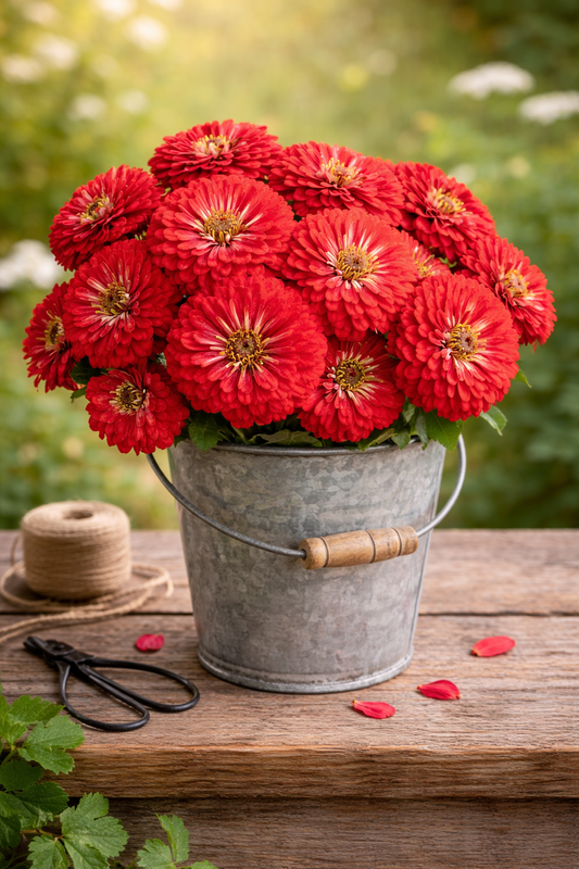 ZINNIA - BENARY  CORAL